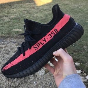 Yeezy Red Stripe v2